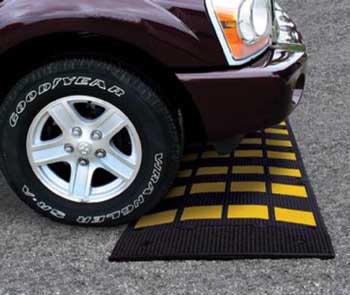 Traffic Calming Speed Hump slows traffic to 10 - 15 mph.
